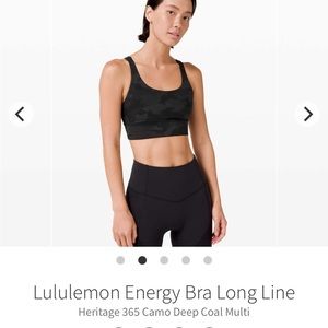 Lululemon Energy Bra Long Line
